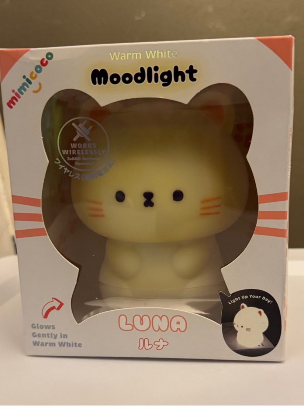 MIMI & COCO Yellow Luna Cat Moodlight